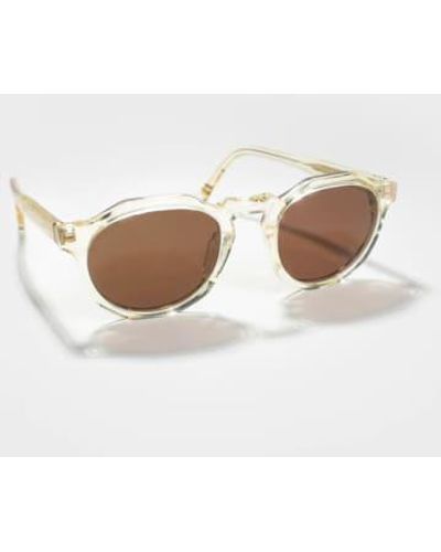 Oscar Deen Pinto Champagne Sunglasses O/s - White