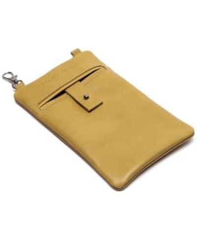 Tracey Neuls Handy Tomatillo Or Leather Pouch - Giallo