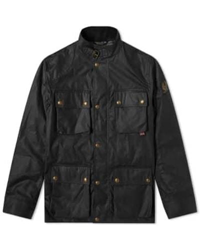 Belstaff Fieldmaster Jacket Waxed Cotton 44 - Black