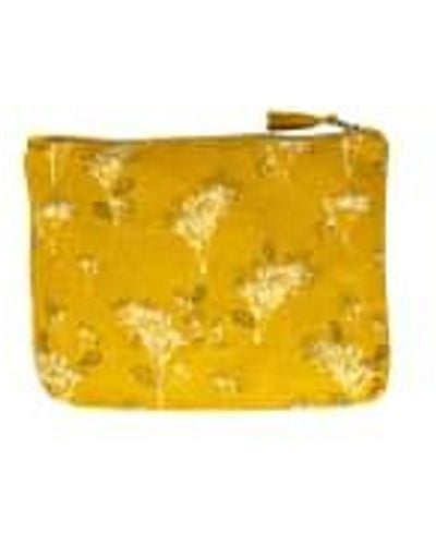 Tranquillo Cosmetic Bag Herbs Sustainable 23 X 18 Cm - Yellow