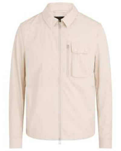 Belstaff Rail Overshirt Xl Moonbeam - White