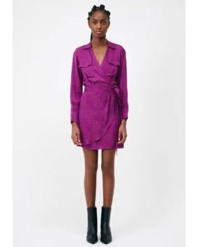 Suncoo Costa Dress - Purple