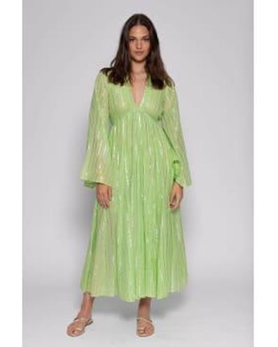Sundress Long Athene Maud Dress - Green
