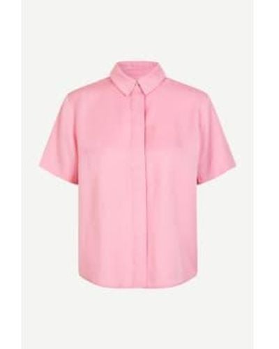 Samsøe & Samsøe Mina Short Sleeved Shirt Xs - Pink