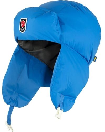 Fjallraven Blue Expedition Down Heater Padded Winter Hat Unisex