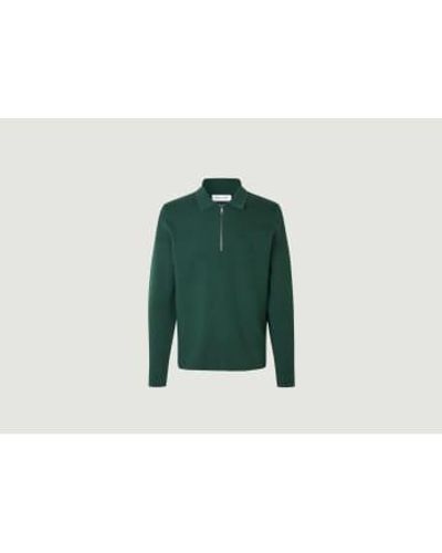 Samsøe & Samsøe Guna Zipped Sweater 10490 - Verde