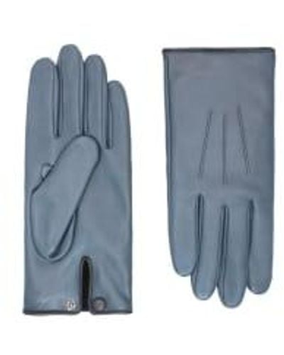 Agnelle Leather Gloves Rick Pilot 10 - Blue