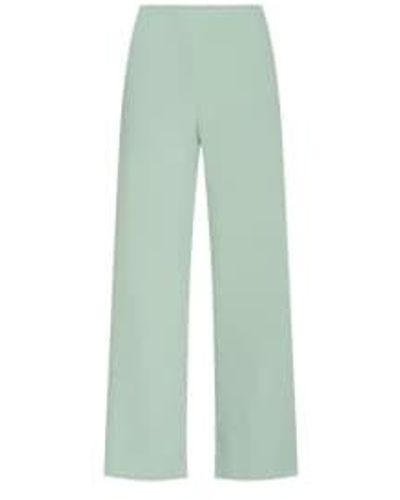 Sisters Point Neat Trousers Dark Mint Xs - Green