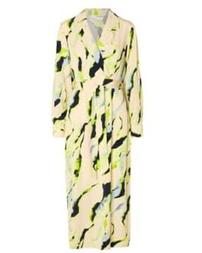 SELECTED Lilian Ankle Dress - Giallo