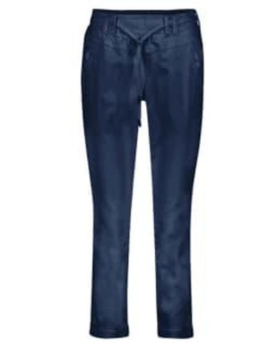 Red Button Trousers Tessy Crop jogger Navy 34 - Blue