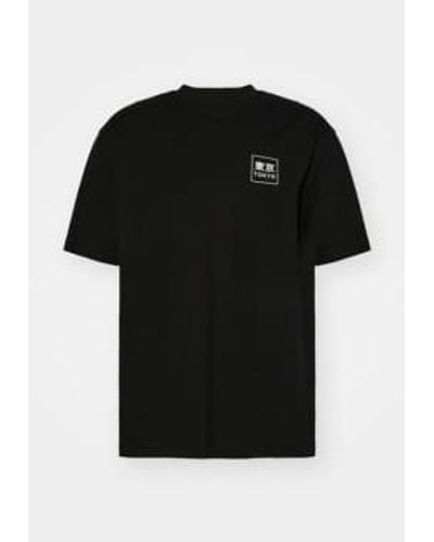 Only & Sons T-shirt imprimé japonais noir