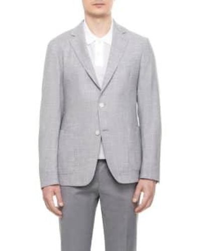 BOSS C-hanry-233 Silver Grey Slim Fit Jacket