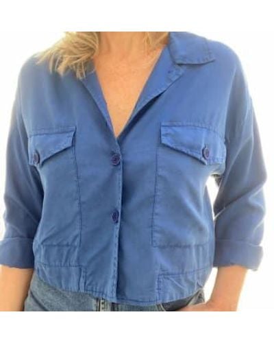 Pako Litto Short Buttoned Jacket - Blue