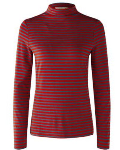 Ouí High Neck T Shirt - Rosso