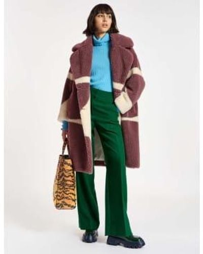 Essentiel Antwerp - Cry Teddy Coat - And Off - White - S - Green