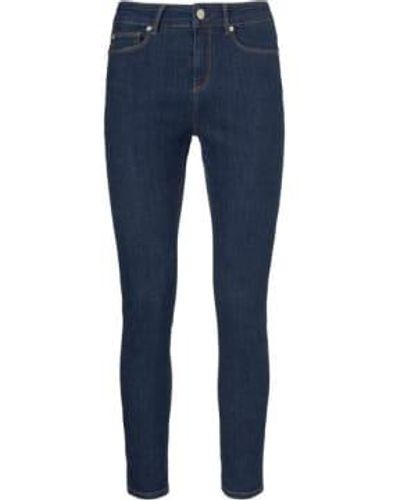IVY Copenhagen Jeans tobillo Alexa con dobladillo crudo - Azul