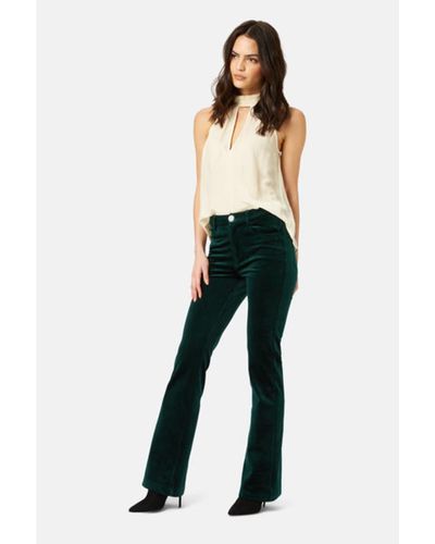 Traffic People Bratter Flare Trousers - Blue