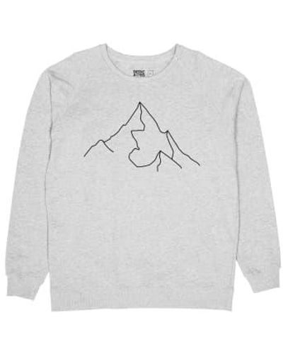 Dedicated Melange Sweatshirt Malmoe Mountain Xtra Large - Grey