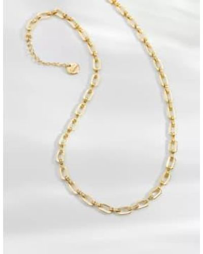 Louise Damas Collier Maille Gyptis - Bianco