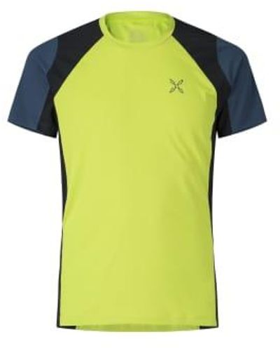 Montura Outdoor T-shirt Choice Lime / Blue Ash S - Green