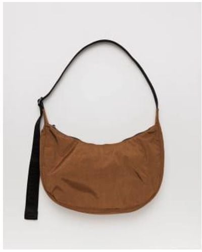 BAGGU Medium Nylon Crescent Bag Nylon - Brown
