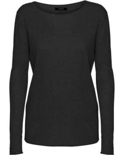 Oh Simple Silk Cashmere Sweater Xs - Black