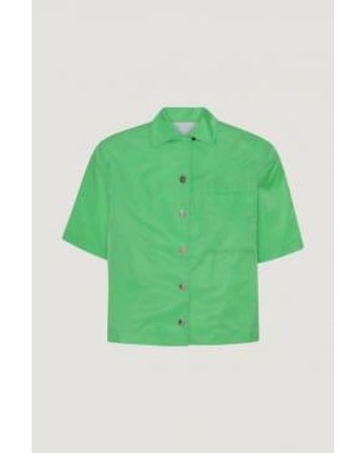 REMAIN Birger Christensen Storm Shirt - Green