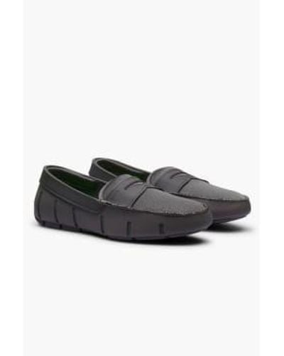 Swims Penny Loafer in Holzkohle 21201-011 - Schwarz
