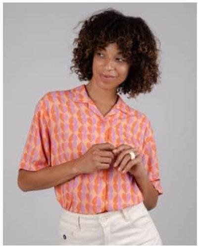 Brava Fabrics Aloha camisa gummie albaricoque - Naranja