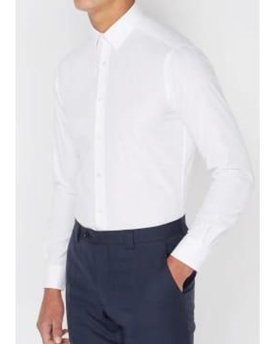 Remus Uomo Slim Fit Shirt 17" - White