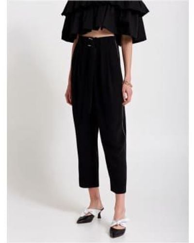 Beatrice B. Double Seam Pants - Black