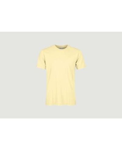 COLORFUL STANDARD Klassisches Bio-Baumwoll-T-Shirt - Gelb