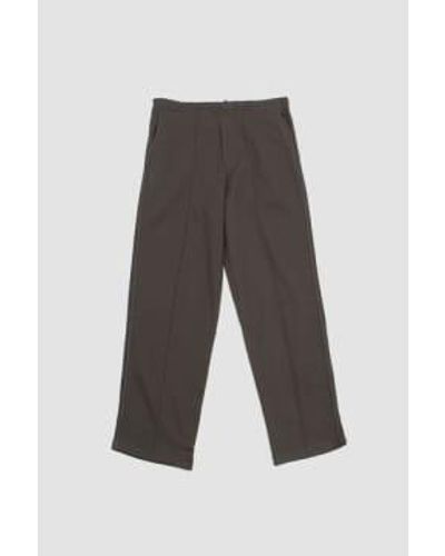 Lady White Co. Band textura pant gray solid grey - Gris
