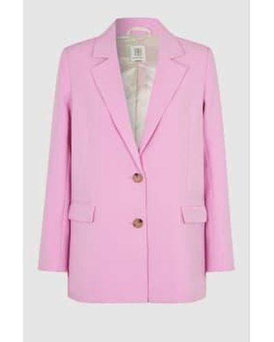 Second Female Begonia Evie Classic S Blazer Xs - Pink