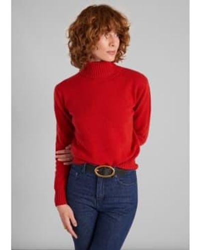 L'Exception Paris Lexception Paris Recycled Cashmere Turtleneck Sweater - Rosso