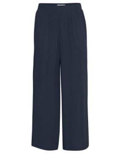 Ichi Ihmarrakech Total Eclipse Trousers Xs - Blue