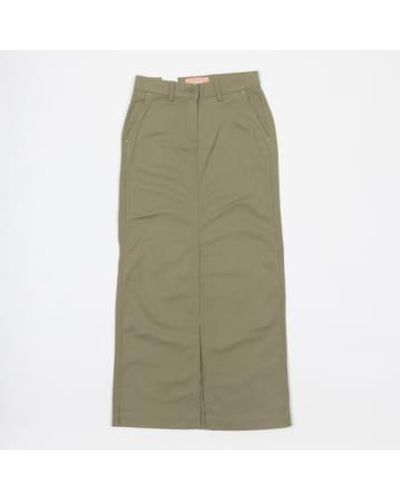JJXX S Maddy Long Cargo Skirt - Green