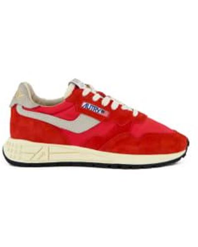 Autry Reelwind Low Shoes Leather - Red