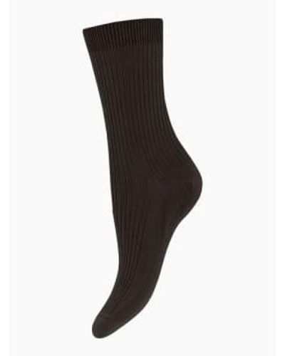 mpDenmark Vicky Ankle Socks Dark 37-39 - Black