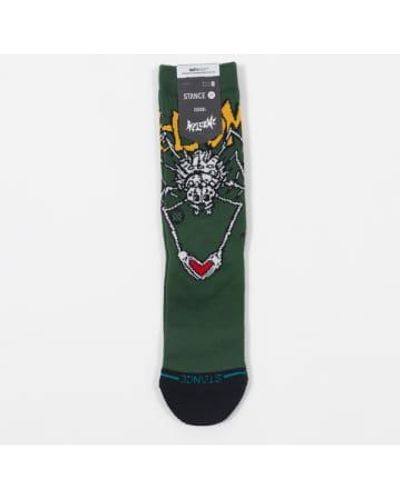 Stance X willkommen wilbur crew socken in grün