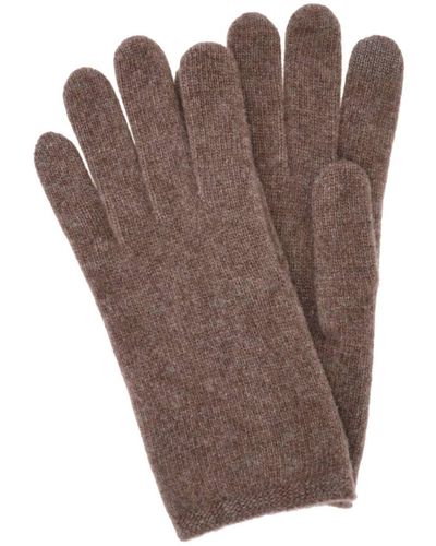 APIA ROPA Y COMPLEMENTOS Plain Cashmere Wool Glove - Brown