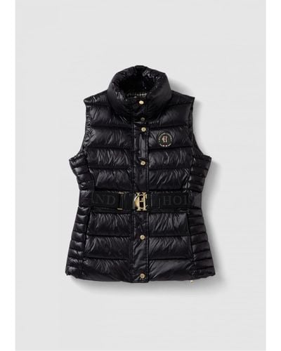 Holland Cooper S Valais Quilted Gilet - Black