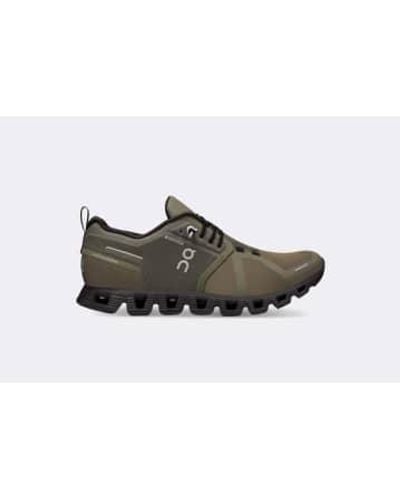 On Shoes Cloud 5 Waterproof Black - Verde
