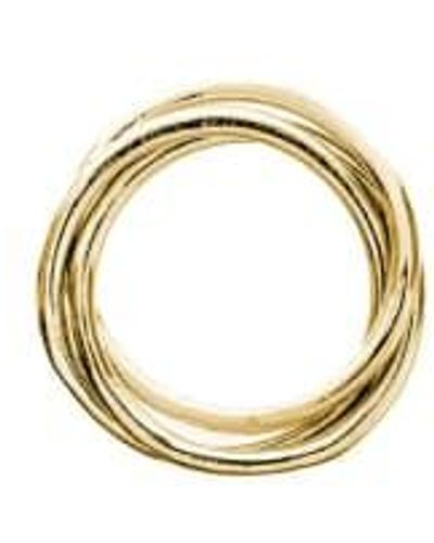 Renné Jewellery 9 Carat Trinity Ring L - Metallic