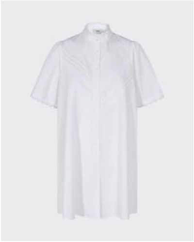 Minimum Vestido corto teri - Blanco