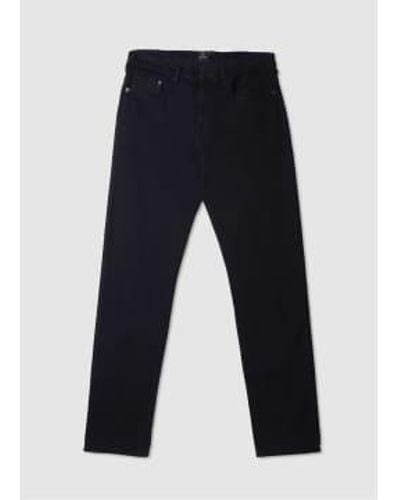 Paul Smith Mens Tapered Fit Jeans In Dark - Blu