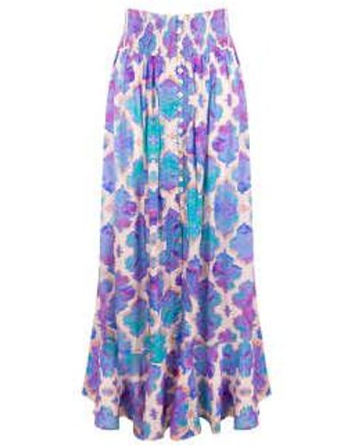 Sophia Alexia Orchid Paradise Fiji Skirt Small/medium - Blue