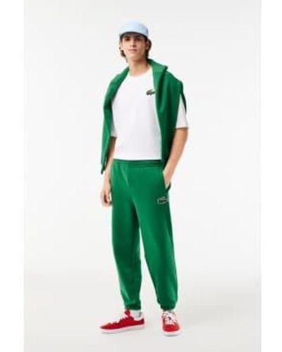 Lacoste Pantalones portivos polar y algodón orgánico hombre - Verde