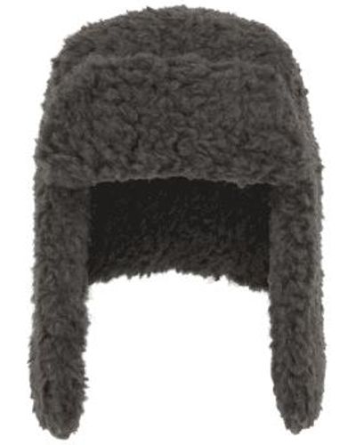 Nooki Design Billie Faux Fur Trapper- Mole One Size - Black