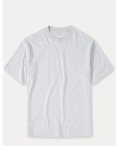 Closed T Shirt Jersey Coton Bio Gris - Bianco
